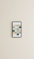 Family digital wall planner touchscreen